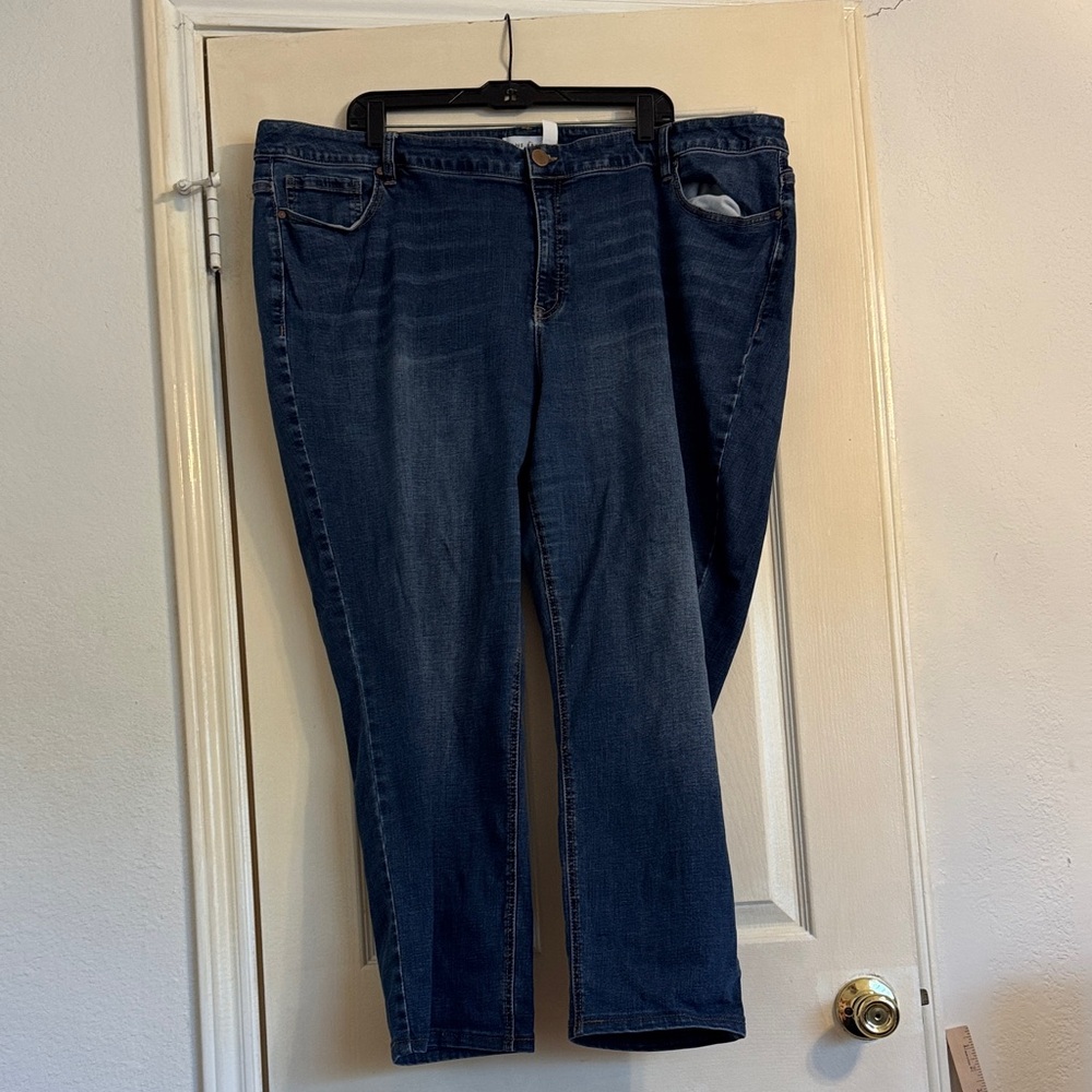 Lane Bryant Dark Blue Denim Jeans